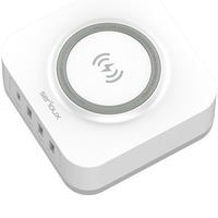 Incarcator retea Serioux QC32W, Quick Charge 3.0, 32W, incarcare wireless, 1x USB-C, 3x USB-A, Alb