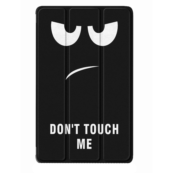 Husa Smart Cover tableta, pentru Lenovo Tab M8 gen 4 TB-300FU, model fata, alb negru