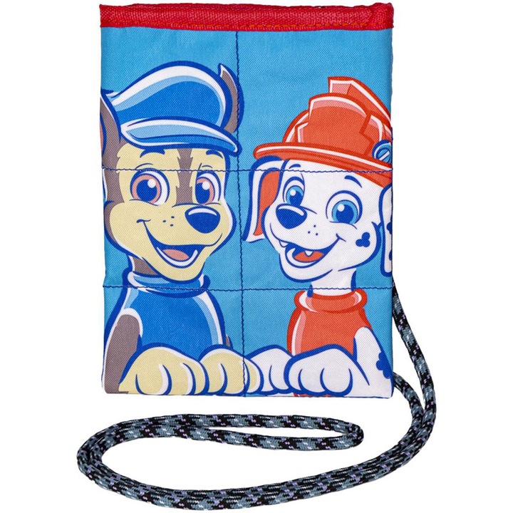 Раница sport Paw Patrol, Размери 13см х 18см х 1см, Многоцветен