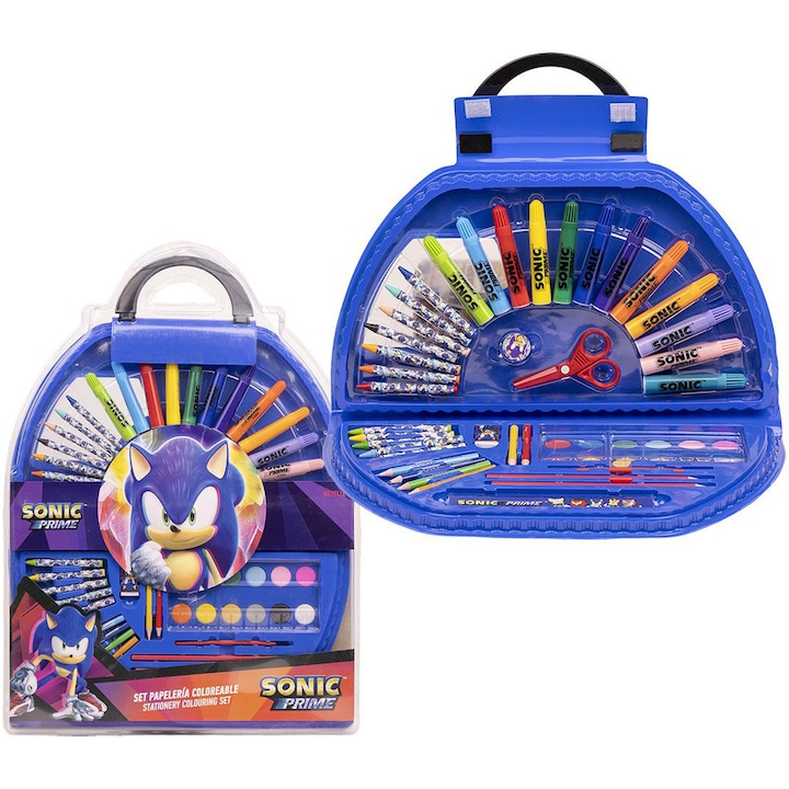 Креативен комплект за оцветяване Sonic Prime, 50 части