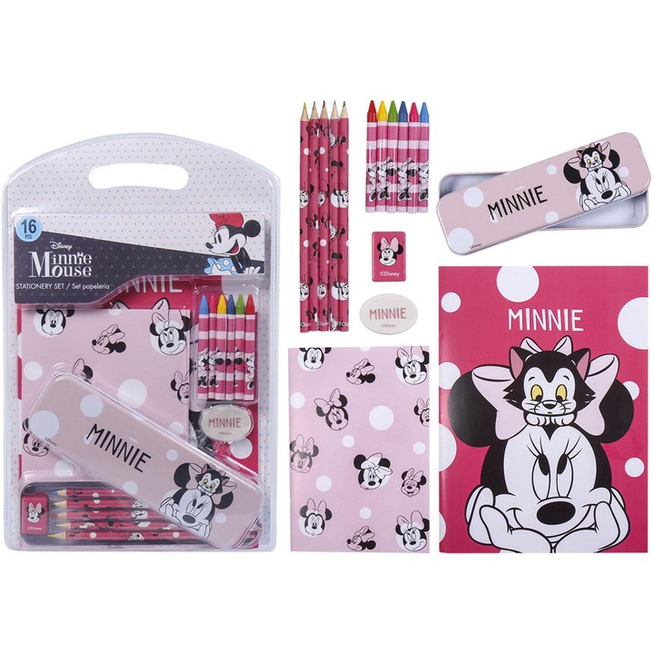 Minnie iskolai írószerkészlet