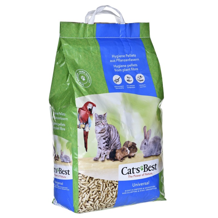 Asternut pentru rozatoare si pentru pisici, Cat's Best, 11 kg