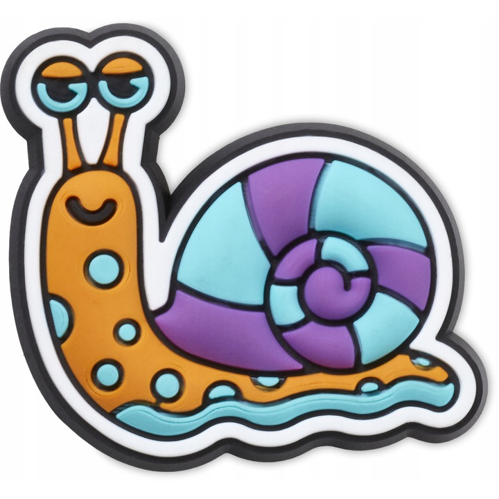 Accesoriu Crocs Jibbitz, Chill Snail, Multicolor