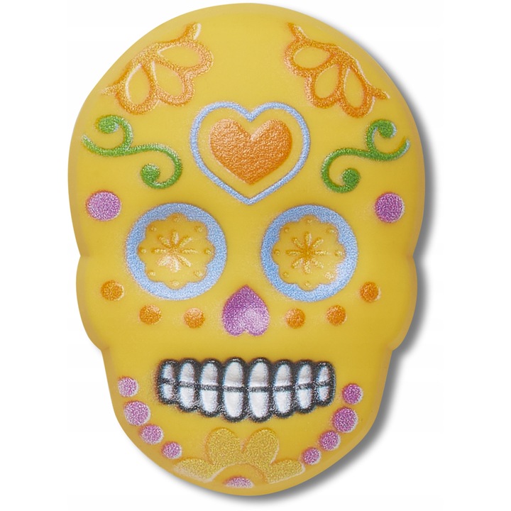 Crocs аксесоар Jibbitz, De Los Muertos Sugar Skull, Multicolor