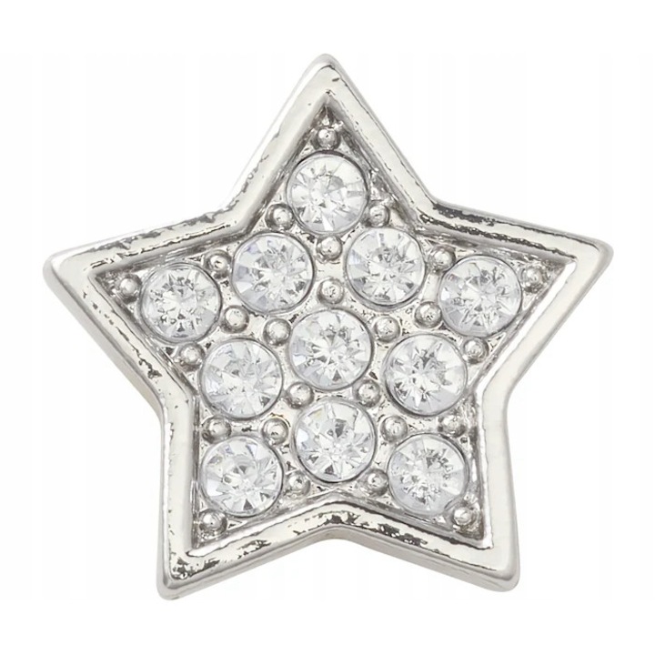 Accesoriu Crocs Jibbitz, Silver Star, Multicolor
