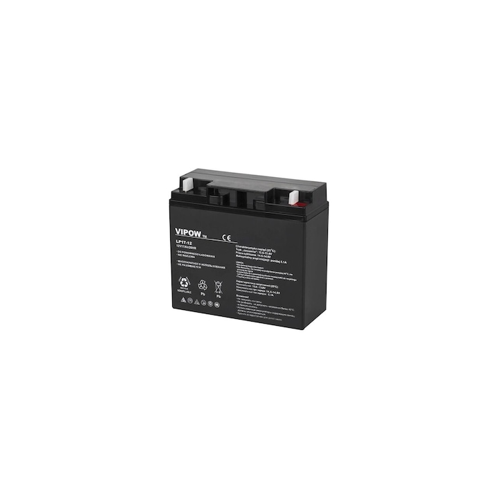 Оловен гел акумулатор 12V, 17Ah, необслужваем, 181x77x167 mm