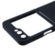 Силиконов калъф, съвместим със Samsung Galaxy Z Flip 5, FONIX Dual AirShield, Тънък дизайн, Удобен, Повдигнати ръбове, 2 броя, Черен