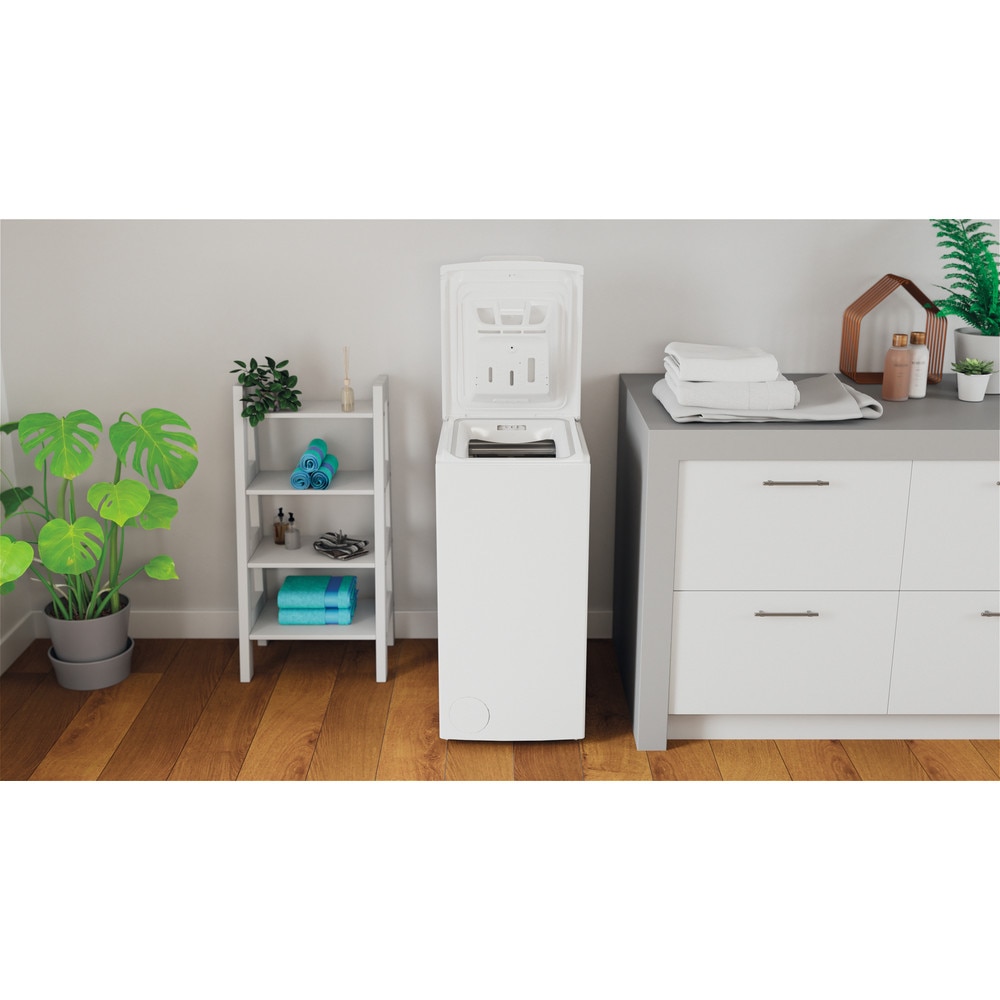 Masina de spalat cu incarcare superioara, Indesit BTW S6240P EU/N 6 kg, 1200 rpm, 12 programe, clasa energetica C, alb