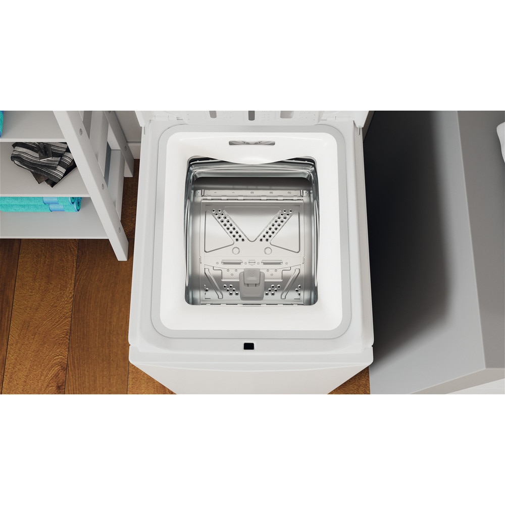 Masina de spalat cu incarcare superioara, Indesit BTW S6240P EU/N 6 kg, 1200 rpm, 12 programe, clasa energetica C, alb