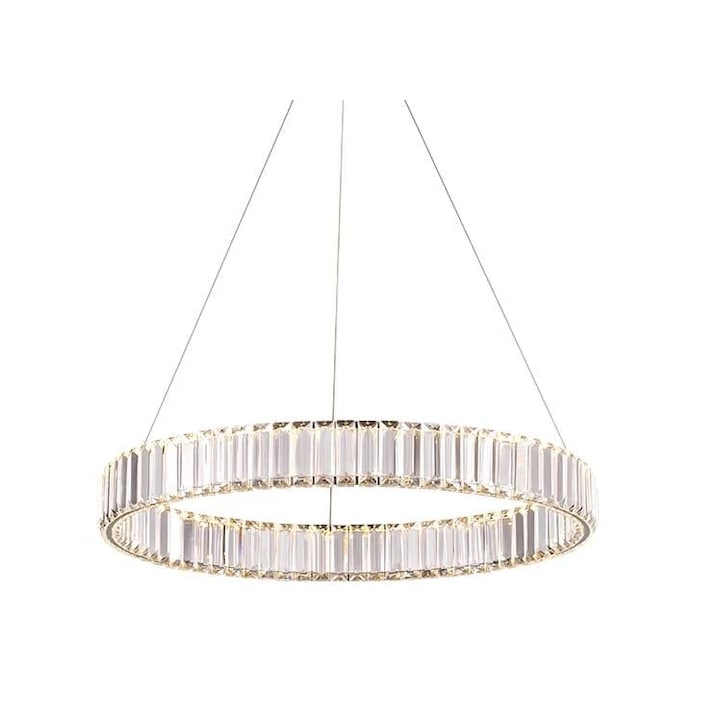Candelabru Bohemia 40 AL, cristal cu LED, alama, 40x80cm