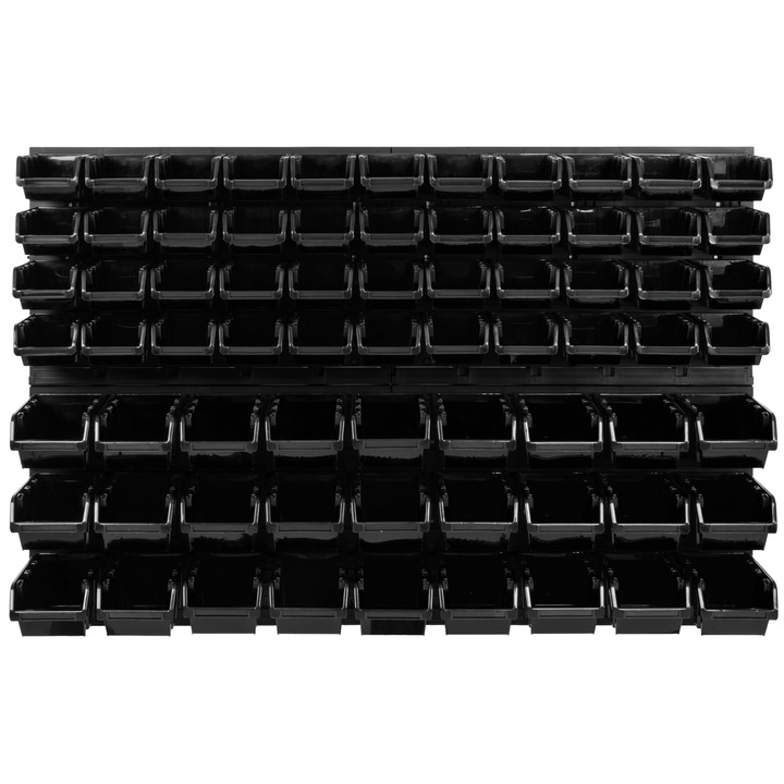 Szerszámrendező panel, SimpleThing, polipropilén, fekete