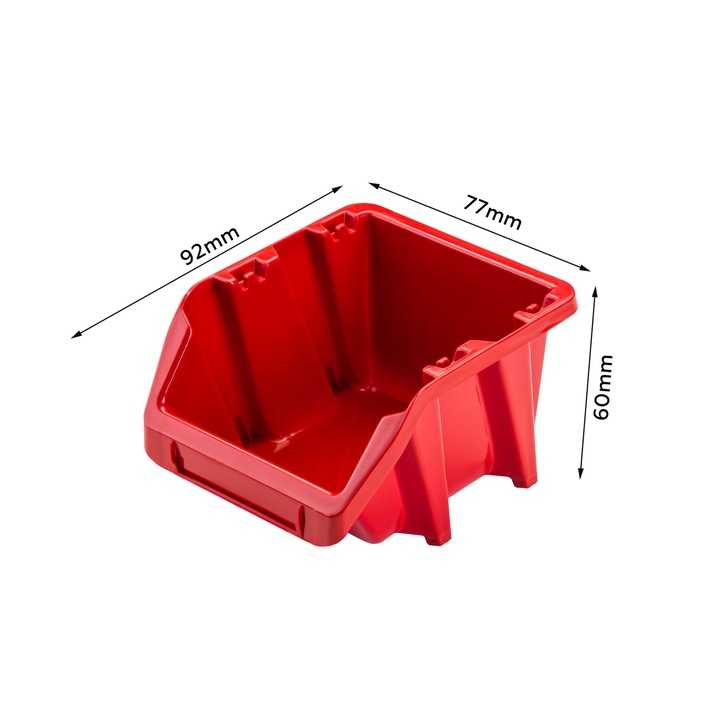 Контейнер за инструменти, Kistenberg, полипропилен, червен