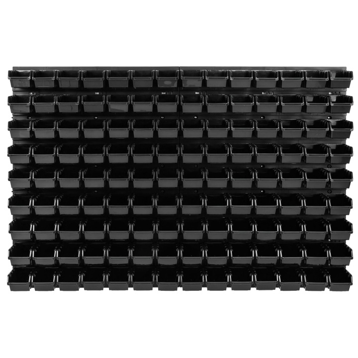 Szerszámrendező panel, SimpleThing, polipropilén, fekete