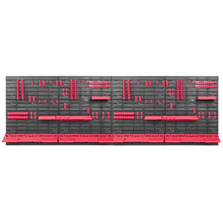 Szerszámrendező panel, SimpleThing, polipropilén, fekete/piros