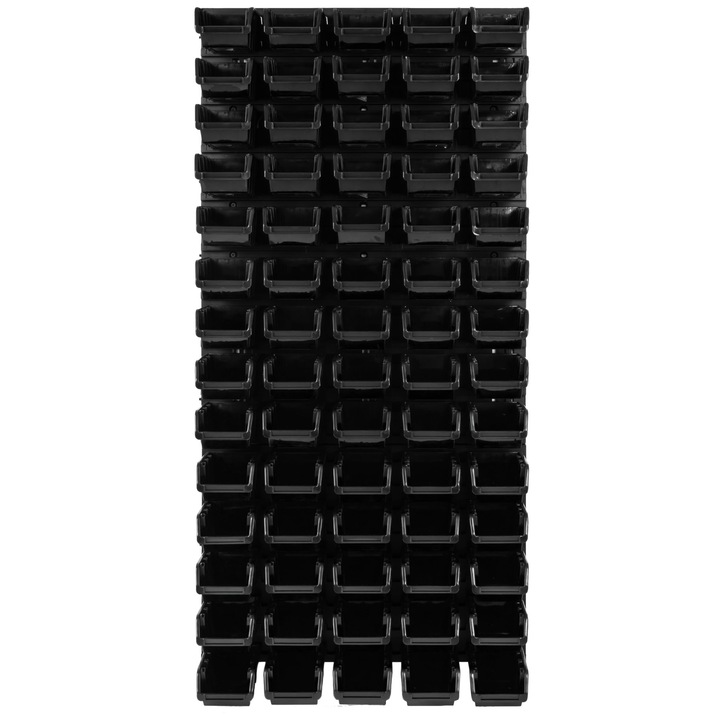 Szerszámrendező panel, SimpleThing, polipropilén, fekete