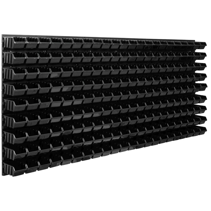 Organizator scule perete, pentru garaj si atelier, cutie organizator suruburi, cu suporturi, carlige si rafturi, organizator unelete 172x78 cm, SimpleThing