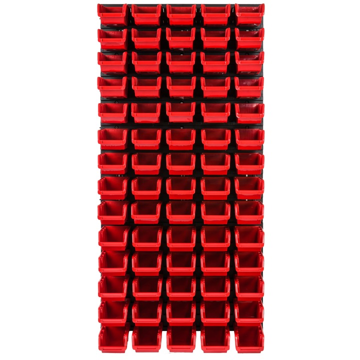 Szerszámrendező panel, SimpleThing, polipropilén, fekete/piros