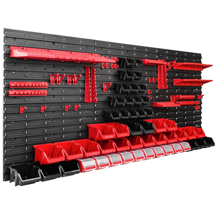 Szerszámrendező, SimpleThing, Polipropilén, 172x78 cm, Fekete