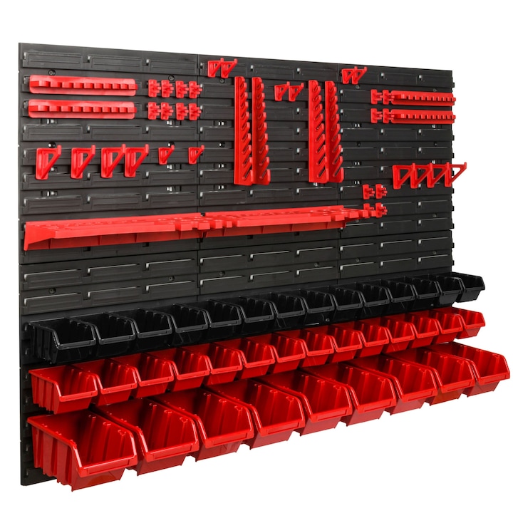 Szerszámrendező, SimpleThing, 117 x 78 cm, Fekete/Piros