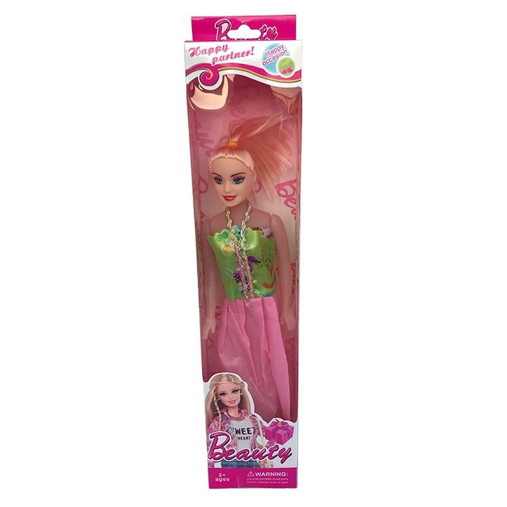 Papusa din plastic, 7x32cm, multicolor, M3