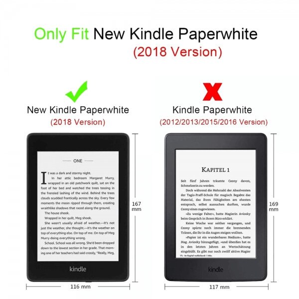 Set 2 in 1 pentru eBook Reader Kindle Paperwhite 2018 10th generation