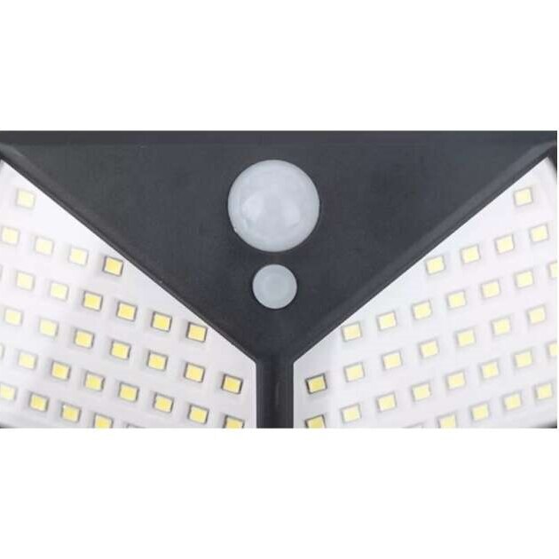 Worth Air Solar LED лампа със сензор за движение, 4 реда светлини, 114 ...