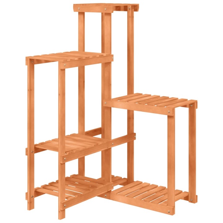 VidaXL tömör fenyőfa virágtartó állvány 62,5 x 61,5 x 101,5 cm, 4.35 kg 362884