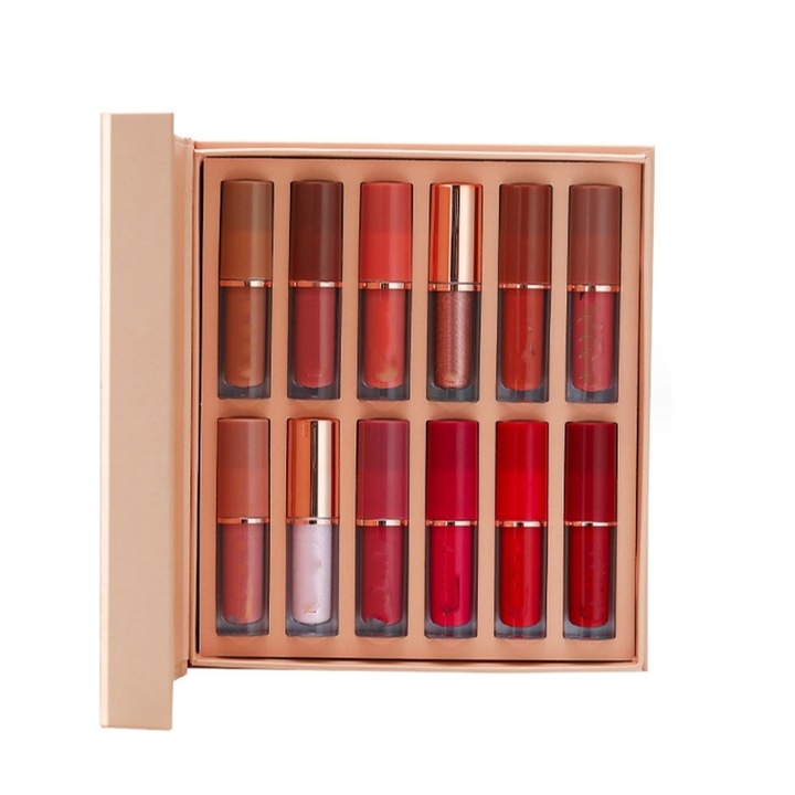 Set rujuri, 12 Bucati, Mat, Multicolor