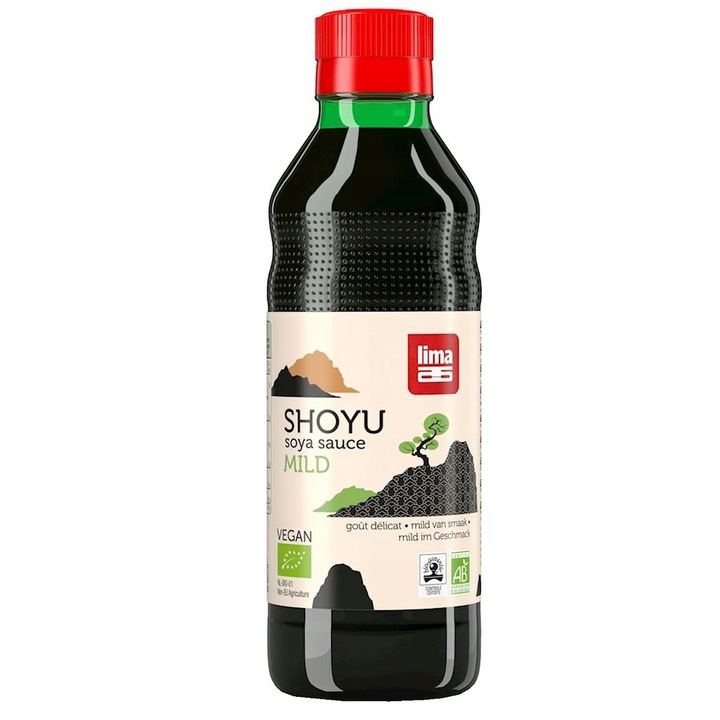 Sos de soia cu gust sarat Lima, 250 ml