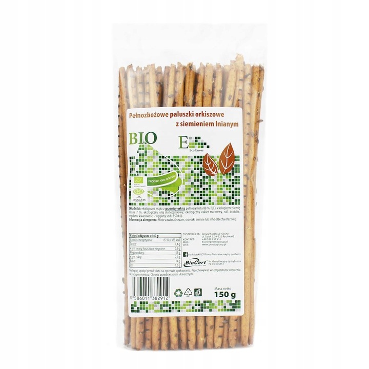 Grisine cu seminte de in, 150g