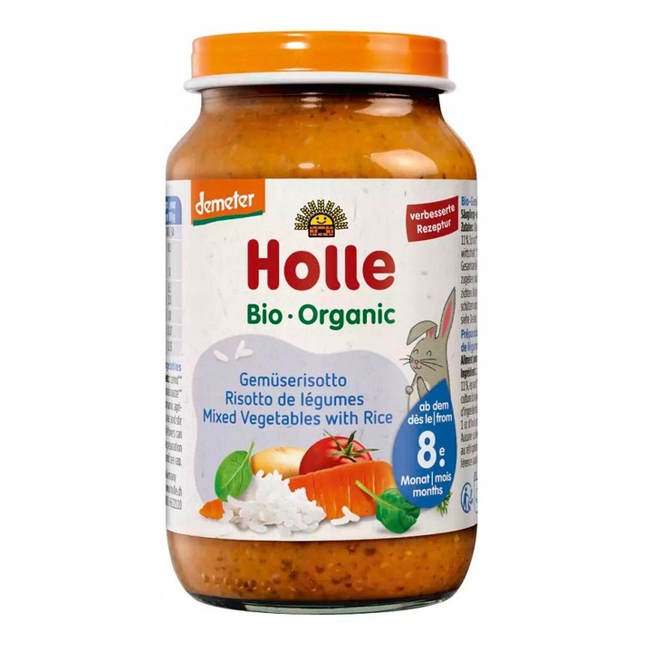 Piure organic de legume, Holle, 220 g