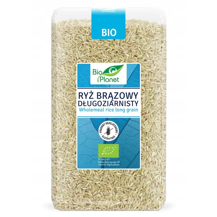 Дългозърнест кафяв ориз, Bio Planet, 1 кг