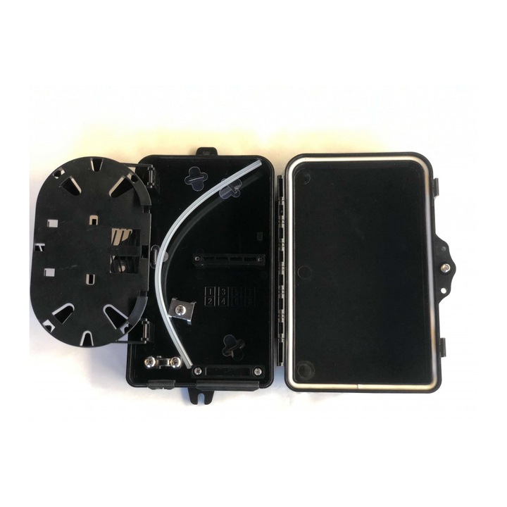 Cutie fibra optica ftth 4 Iesiri neagra