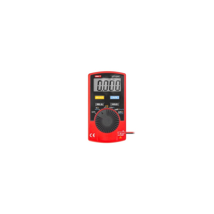 Multimetru digital UT120C, masurare Tensiune si curent DC/AC, diode, continuitate, Capacitate, Frecventa