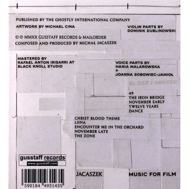 Jacaszek: Music For Film [CD] - eMAG.ro