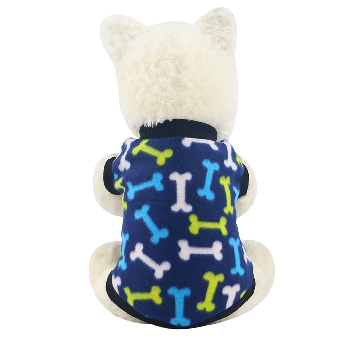 Блуза, Топла и удобна, за кучета, MDL-20A, тъмносиня, S