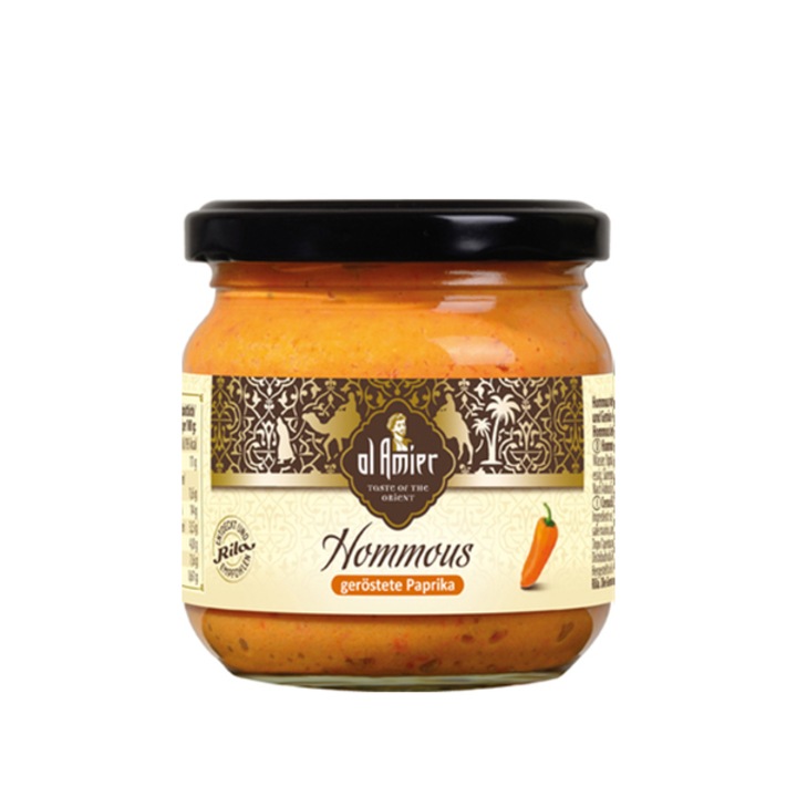 Humus cu ardei copti Al Amier - 180 g