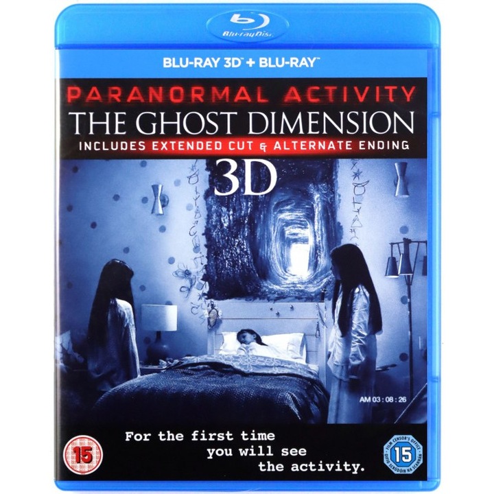 Паранормална активност: Призрачно измерение [Blu-Ray 3D]+[Blu-Ray]