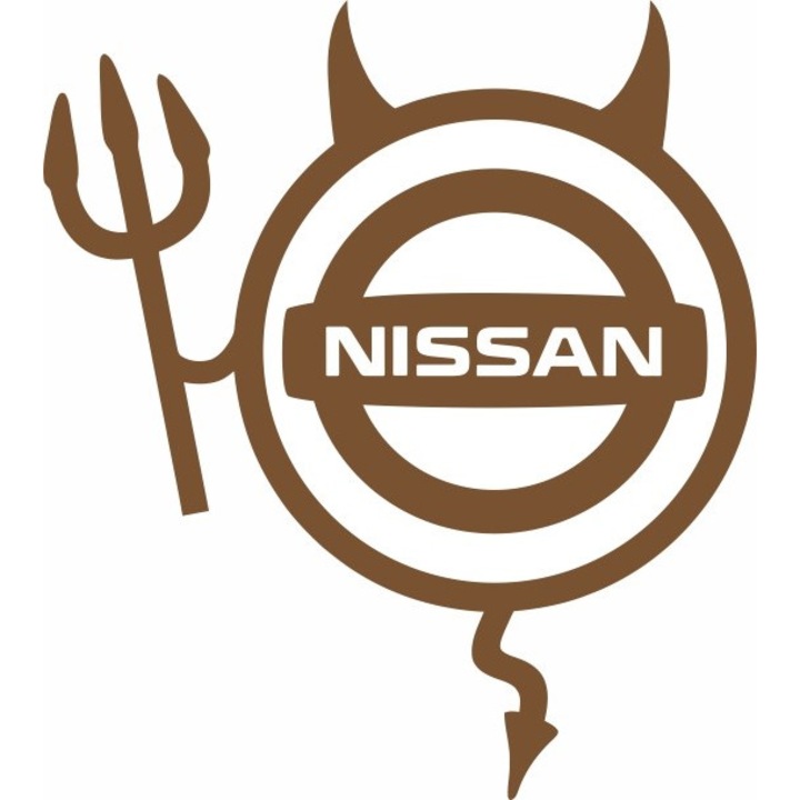 Стикер за кола, Image, Dracusor NISSAN, мед, 19 х 21 см
