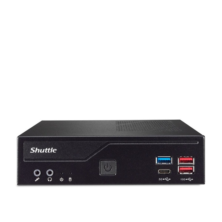Asztali PC Shuttle Barebone DH670 V2, Intel LGA1700, 0 GB RAM, nincs tárhely, nincs optikai meghajtó, nincs operációs rendszer