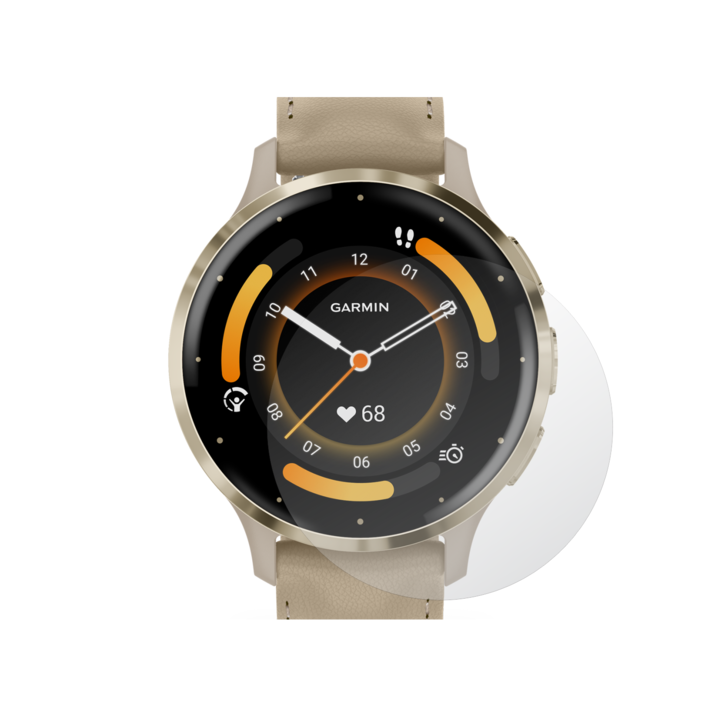 Комплект от 2X iSkinz защитно фолио за екран за Garmin Venu 3S - Invisible Skinz UHD саморегенериращо се, силиконово лепило и гъвкаво