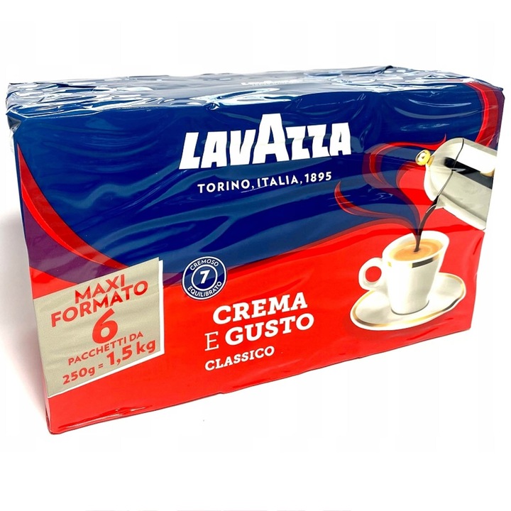 Lavazza Crema E Gusto őrölt kávé 6x250g