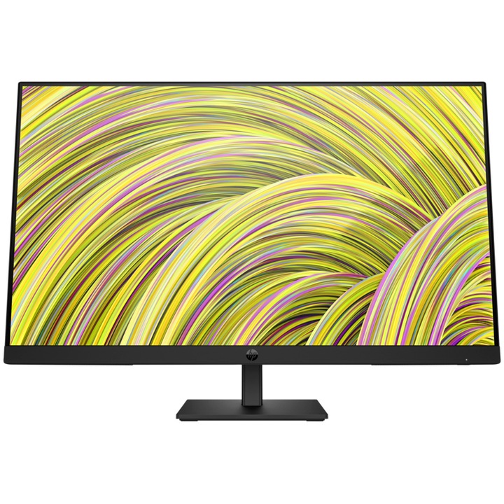 HP P27h G5 LED monitor, 27" IPS, Full HD, HDMI, DisplayPort, 1000:1, 5 ms, fekete