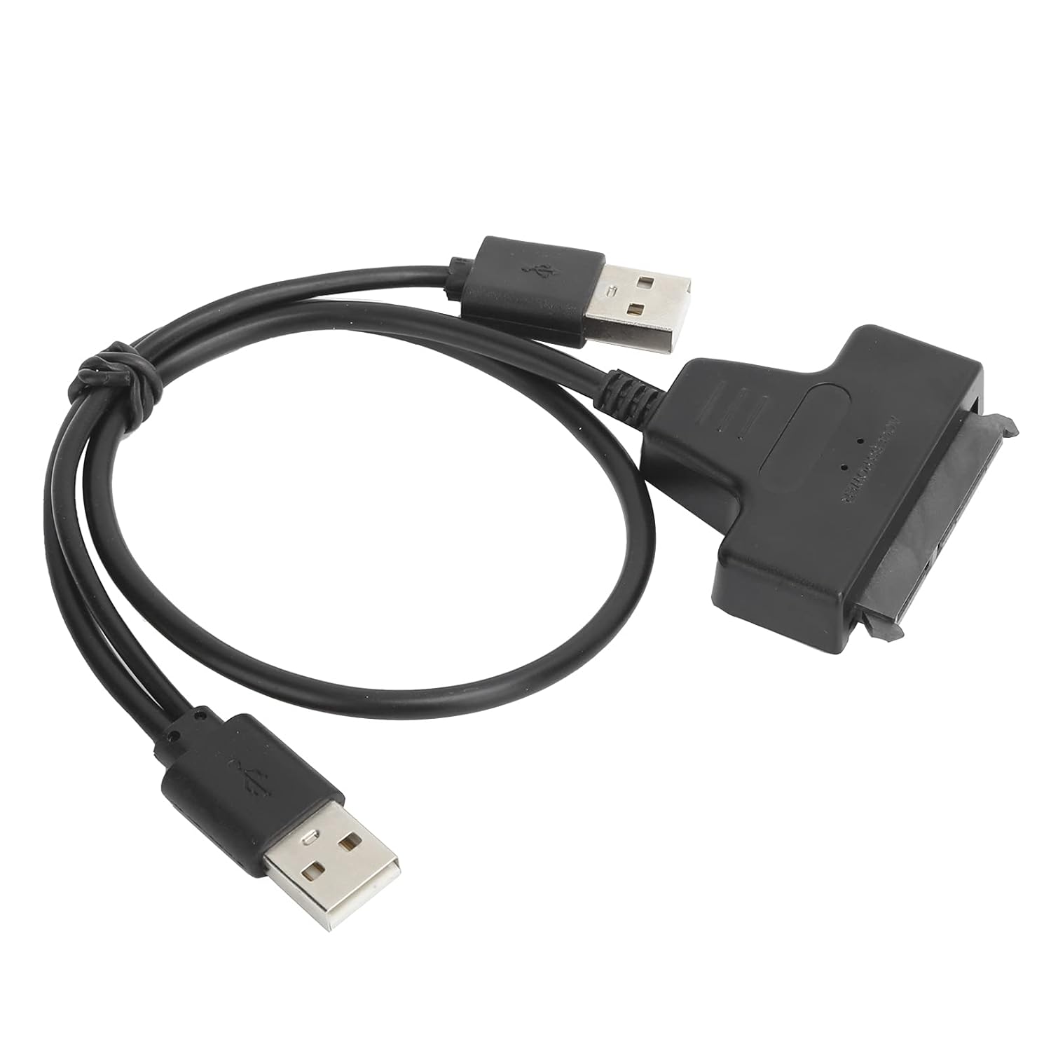 Cablu adaptor dublu SATA 2.5 la USB 2.0, Zola®, lungimea cablului 43 cm ...