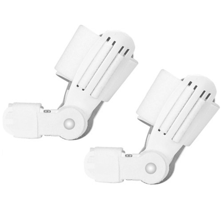 Set 2 orteze monturi cu mecanism integrat CLASStitude, corectoare, repozitionare, banda exercitii inclusa, marime universala, ajustabil, Alb