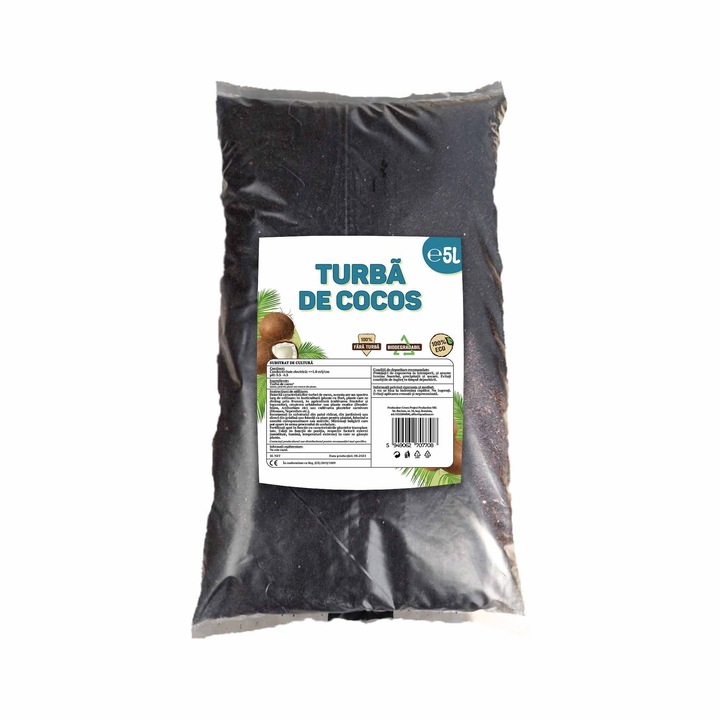 Turba de cocos - la sac de 5L