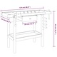 Работна маса с чекмедже и менгемета vidaXL, 124x52x83 см, акация масив, 15.4 Kg