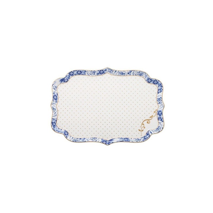 Platou 26x18cm, portelan Royal White