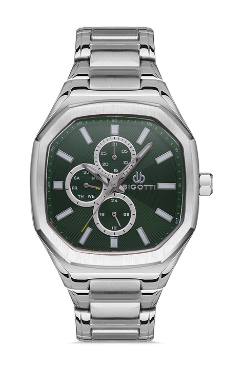 Мъжки часовник BIGOTTI BG.1.10460-4, Сребрист/Зелен