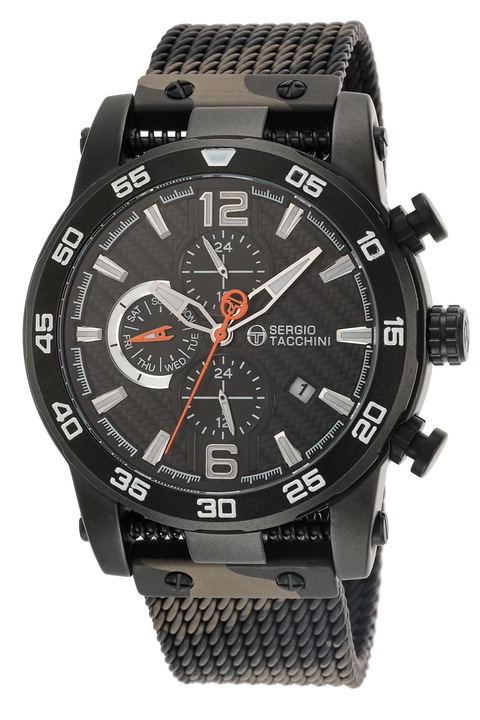 Мъжки часовник Sergio Tacchini ST.1.10058-3, Камуфлаж/Черен